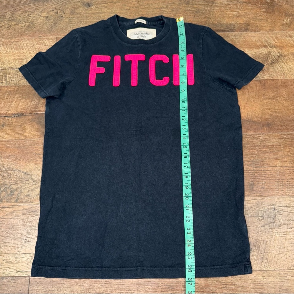 Abercrombie & Fitch Men’s Color Block Lettering Muscle Tee - Picture 9 of 11